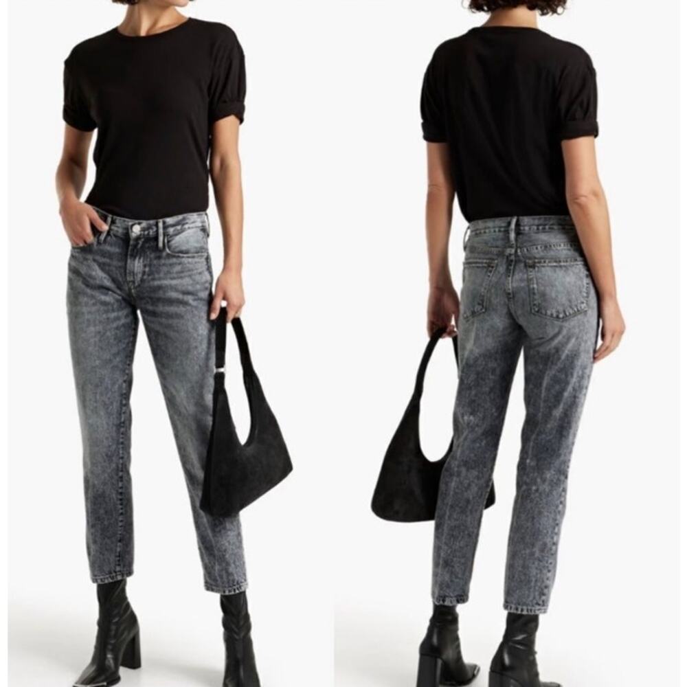 NWT FRAME Denim Women's Le Nouveau Straight Mid Rise Jeans Sz 24 Casual Classic